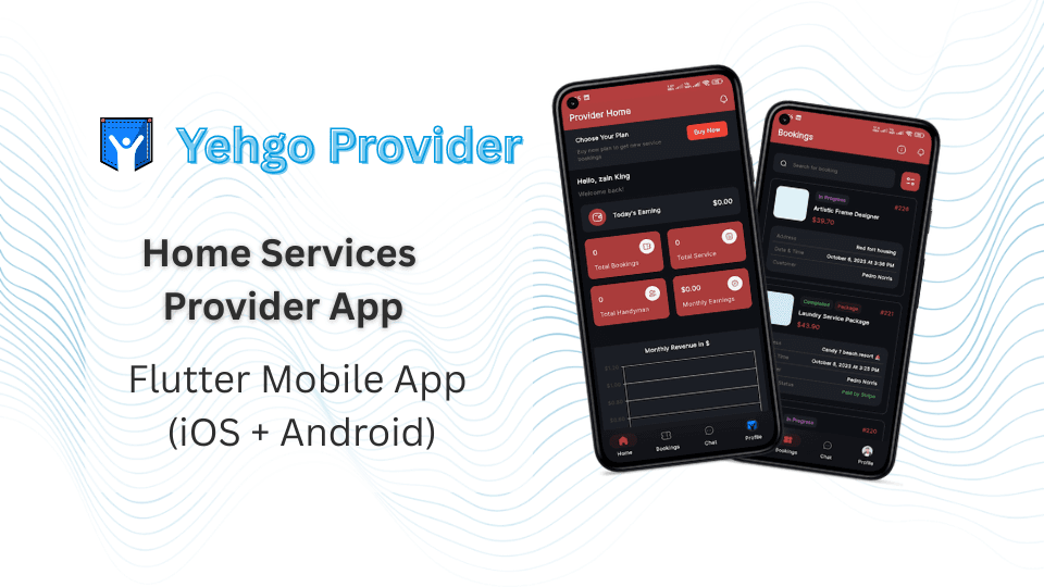 Yehgo provider app preview
